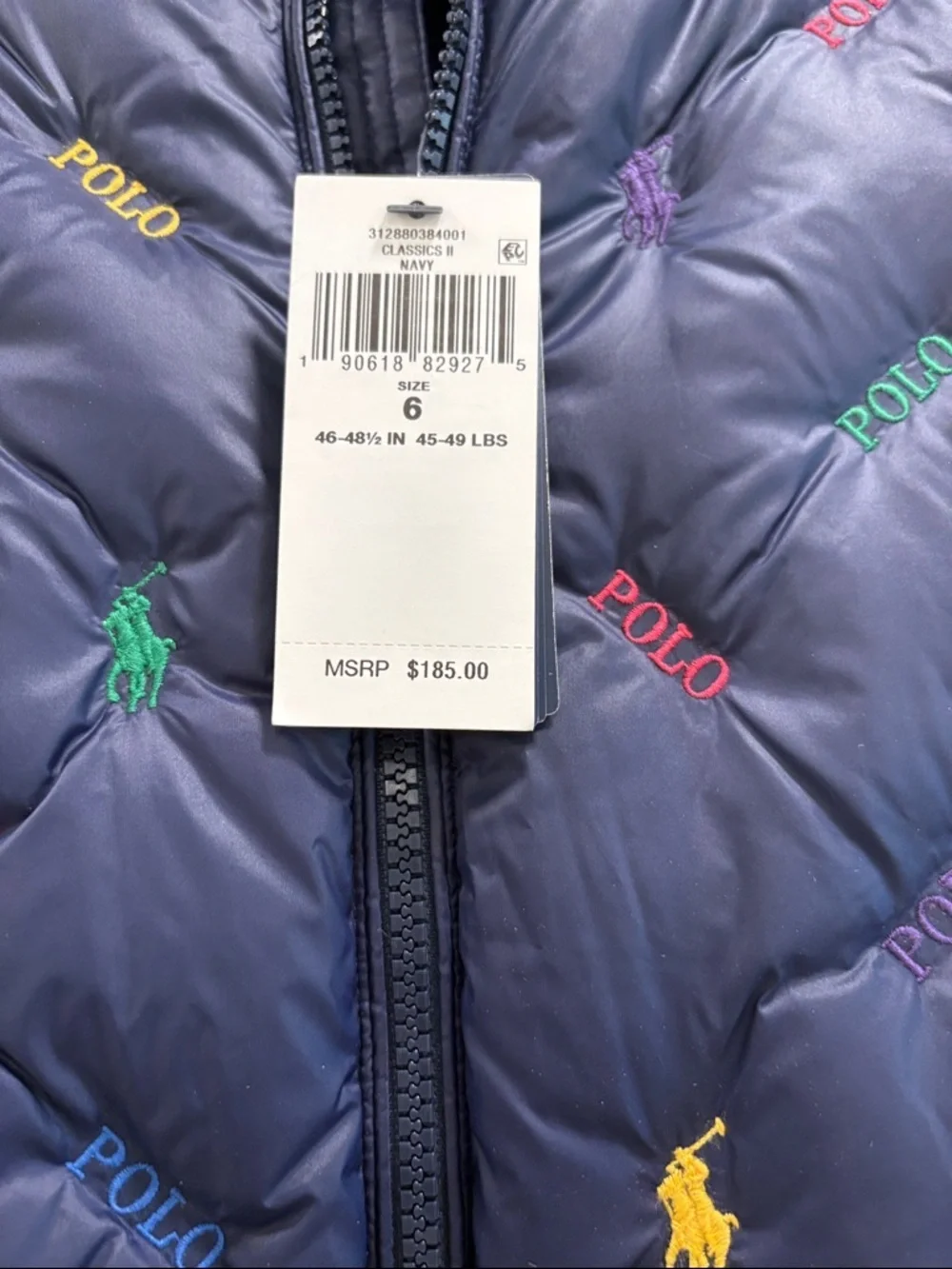 Ralph Lauren kids puffer